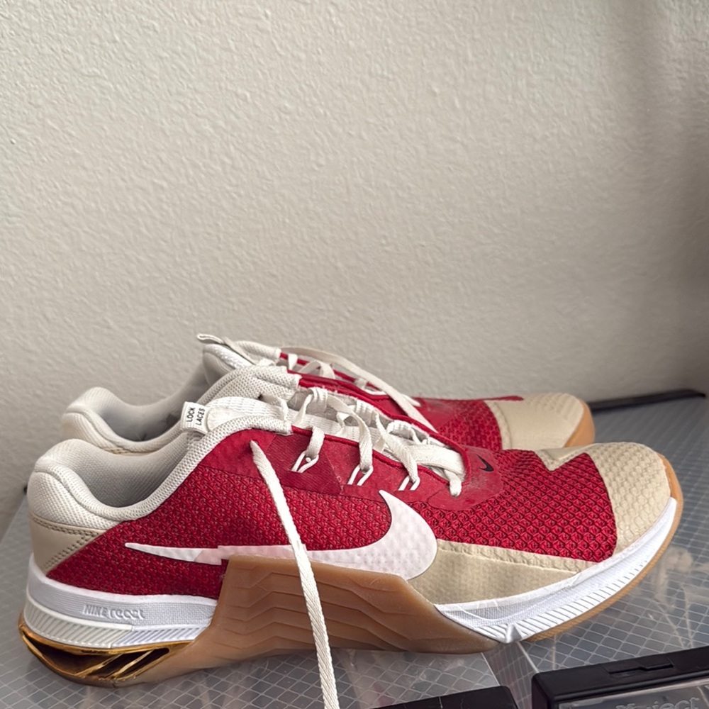 Nike Red Custom Metcons